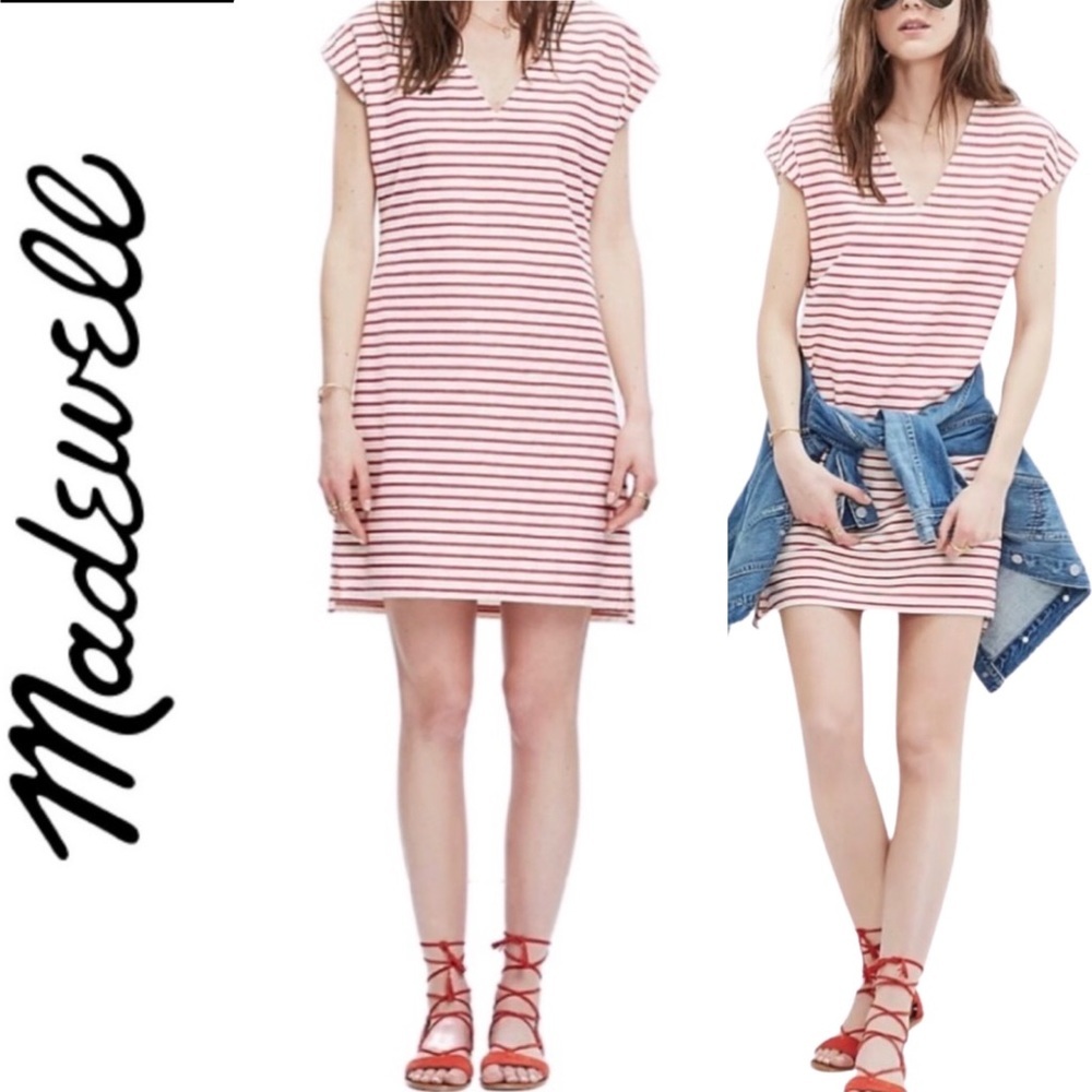 Madewell Striped Vacances Tee Shirt Dress Size XXS